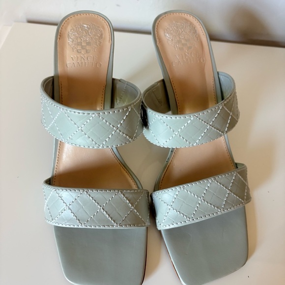 Vince Camuto Women’s Mint Green Presetta Heel Sandals - Picture 10 of 12